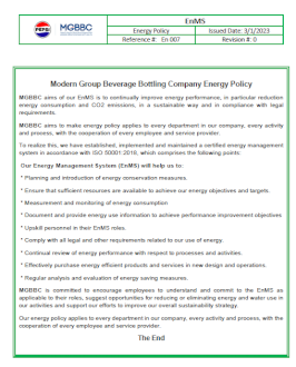 Energy Policy